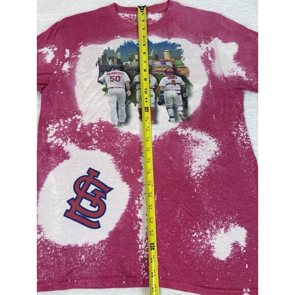 St Louis Cardinals Albert Pujols Adam Wainwright Yadi Molina Tie Dye Shirt M - Picture 5 of 7